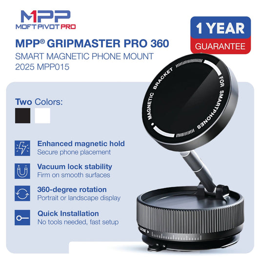 MPP® GRIPMASTER PRO 360-  SMART MAGNETIC PHONE MOUNT 2025 MPP015