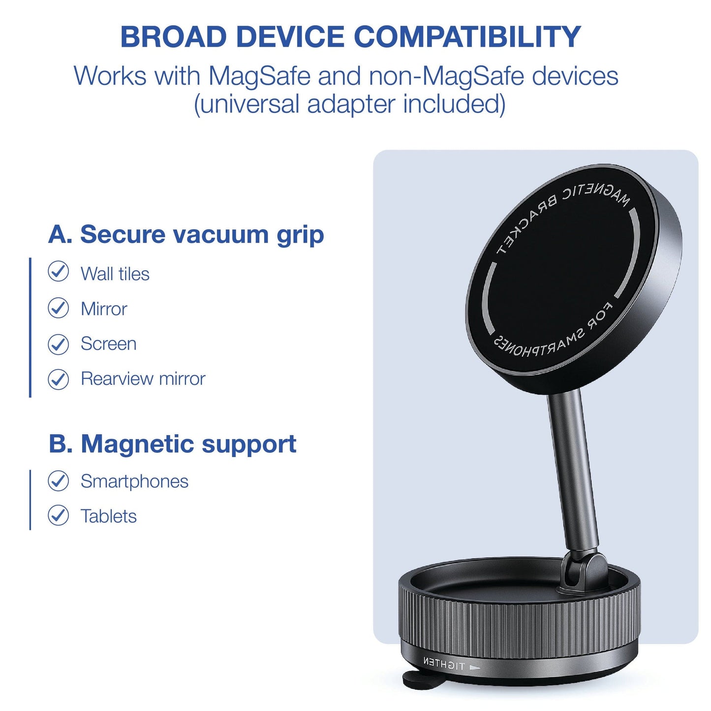 MPP® GRIPMASTER PRO 360-  SMART MAGNETIC PHONE MOUNT 2025 MPP015